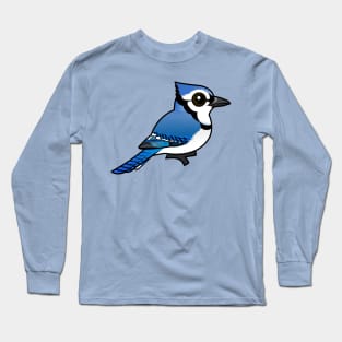 Birdorable Blue Jay Cute Cartoon Bird Lover Gift Idea Long Sleeve T-Shirt